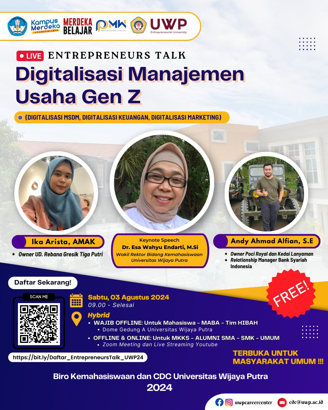 Entrepreneurs Talk: Digitalisasi Manajemen Usaha Gen Z